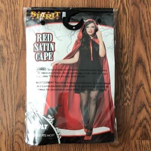 Red Satin Cape